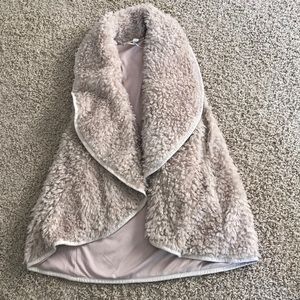 One The Land Faux Fur Vest
